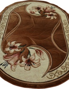 Синтетичний килим Hand Carving 0613 brown - высокое качество по лучшей цене в Украине.